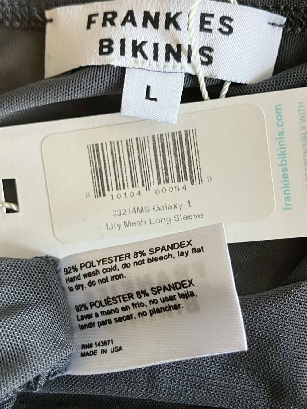 Frankie’s Bikini Lily Mesh Crop Top & Adriana Mesh Midi Cover up Skirt Set NWT